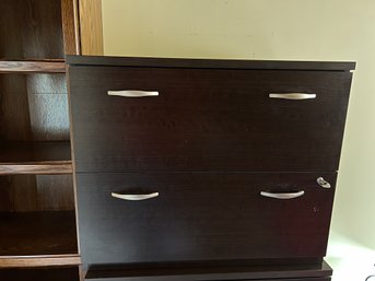 Particle Board File Cabinet (1 Of 2) With Key