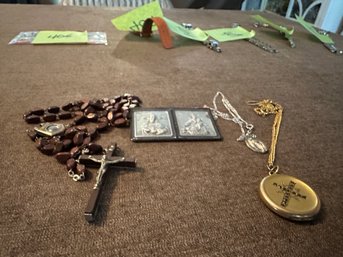 Religious Lot Of Jewelry