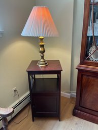 Side Table & Lamp