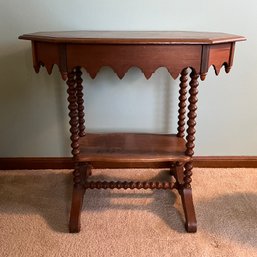 Antique Spindle Side Table