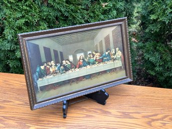 Vintage Framed The Last Supper Print