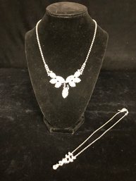 Floral Pendant Necklace Lot