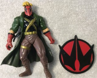 1994 Playmates Grifter Action Figure With Base