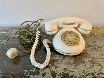 Vintage French Style Natalie Push Button Telephone