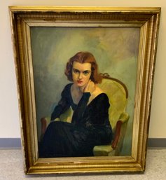 Large Vintage Signed Oil Painting ~ Signed John Harrison  ~