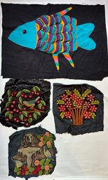 4 Unfinished Embroidery Projects