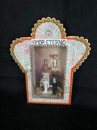 Eternal Love Dia De Los Muertos Picture Frame - They Return Every Year To Marry Again