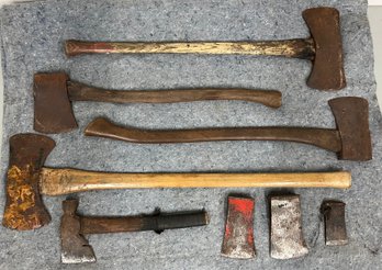 Collection Of Older Unique Axes & Heads