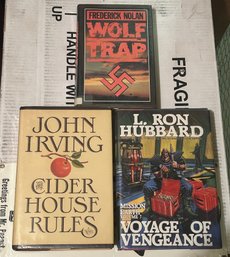 Vintage Blockbuster Hardcover Novel Grouping