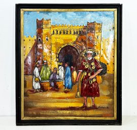 An Original Moroccan Themed Mixed Media Artwork