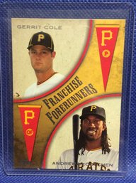 2013 Topps Franchise Forerunners Gerrit Cole / Andrew McCutchen Rookie Insert Card - K