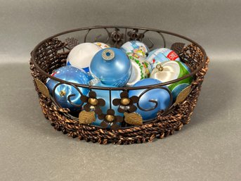 A Basket Full Of Peanuts/Charlie Brown Christmas Ornaments