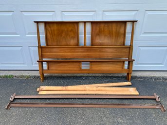 Mid Century Full Size Headboard And Footboard