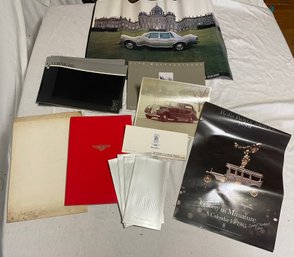 Mixed Lot Of Rolls-Royce Sales Literature