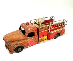 Vintage Structo Toys SFD Die Cast Pumper Firetruck