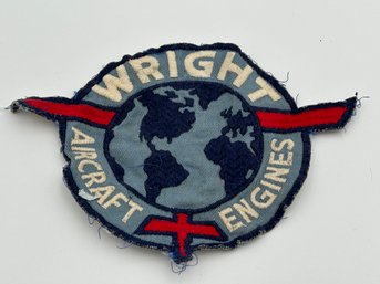 Large Original WORLD WAR 2 WRIGHT AIRCRAFT ENGINE BOMBER JACKET PATCH