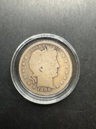 1899 Barber Silver Quarter