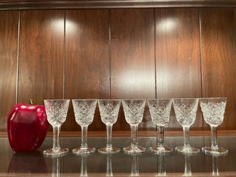 Seven Waterford Alana, Aperitif Cordial Glass Stemware.