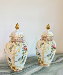 Pair Of Vintage Spode Ginger Jars, Limited Edition