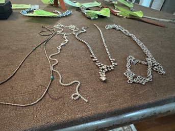 Group Of Vintage Necklaces