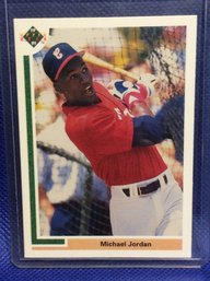 1991 Upper Deck Michael Jordan Rookie Insert Card - K