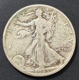 1943 Walking Liberty Silver Half Dollar