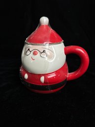 Santa Mug With Lid