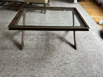 Stunning MCM Glass Coffee Table!!