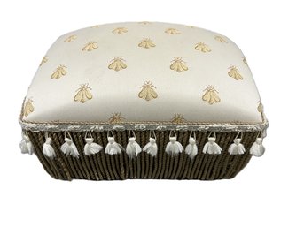 Bee Motif Footstool