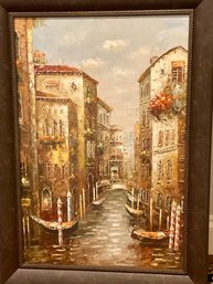 Beautiful Venetian Framed Canvas Art