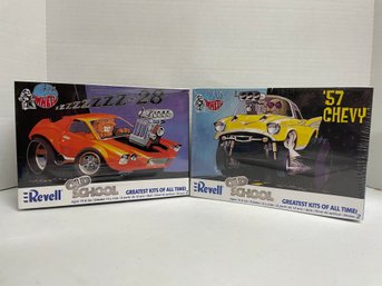 Revell, Pair Of 'old School' Model Kits: 57' Chevy &Z-28. (#178)