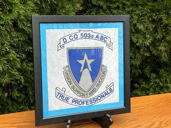 Framed Aviation Battalion Crest