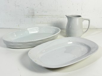 Royale And Saturnia Porcelain Serving Ware - Like New!