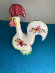 FLORAL PAINTED ROOSTER
