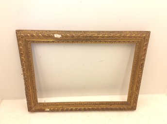 Antique Old Wooden Decorative Frame 42.25 X 31.375