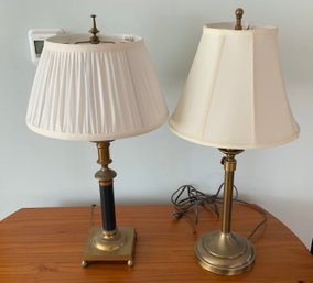 2 Vey Nice Vintage Brass Lamps