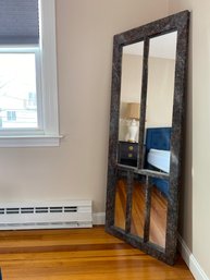 Custom Painted Window Pane Mirror