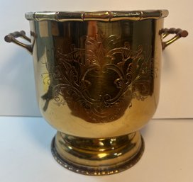 Brass Champagne Ice Bucket With Handles