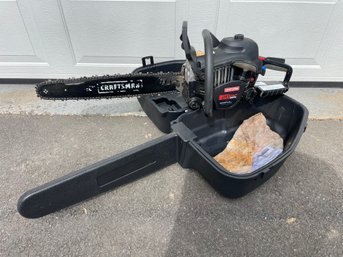 Craftsman 20 Inch Chainsaw With Case