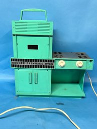 Classic Teal 1960s Easy Bake Oven Working