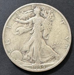 1944-S Walking Liberty Silver Half Dollar