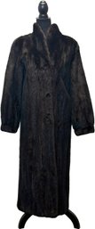 A Vintage Full Length Mink Coat