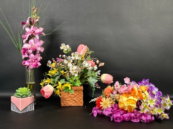 An Assortment Of Faux Florals