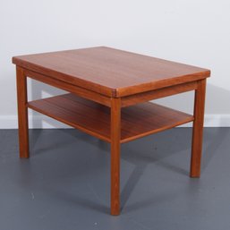 70s Era Danish Modern Teak Side Table