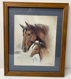 Ruane Manning Mare And Foal Print