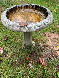 Cement Birdbath