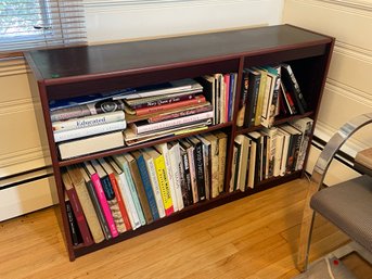 A VERY NICE ROSEWOOD FINISH BOOKCASE