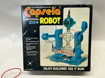 1970s Capsela Motorized  Robot ***first Edition~patent Pending**