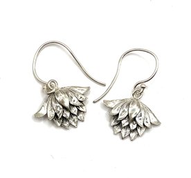 Vintage Sterling Silver Layered Dangle Earrings