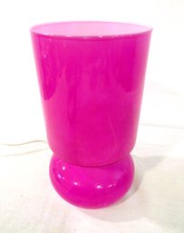 Hot Pink Ikea Glass Table Lamp